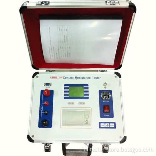 200A Circuit Breaker Contact Resistance Tester